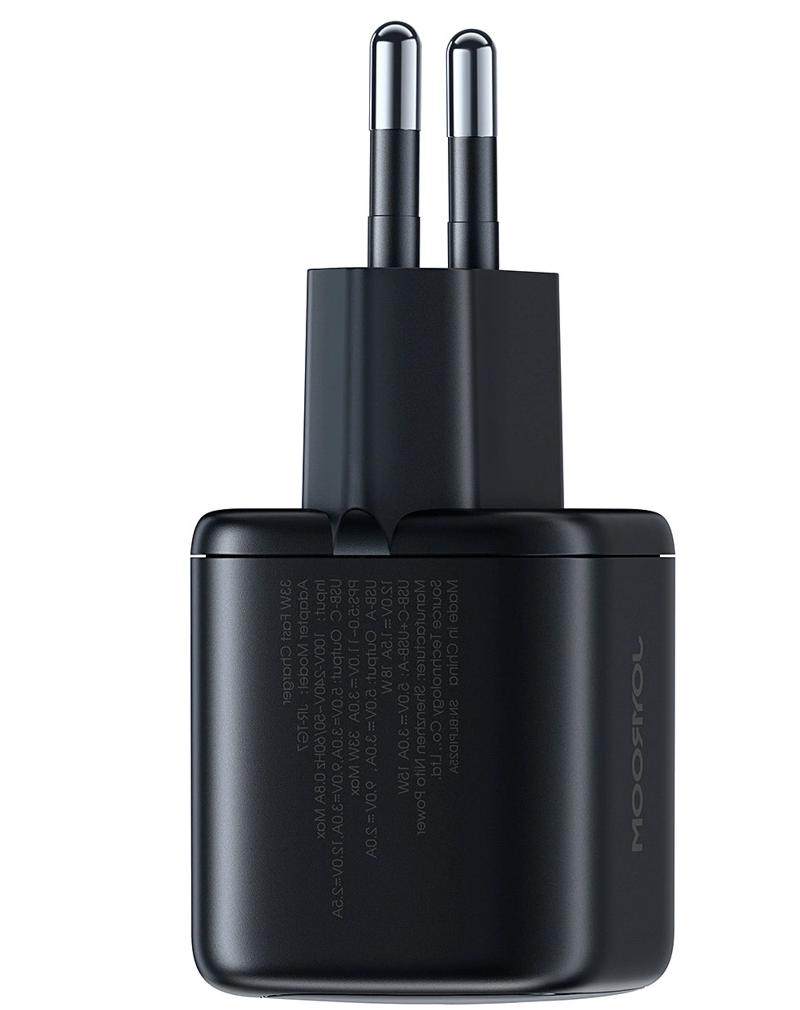 Netzteil mit USB-C-Kabel Joyroom JR-TG7, 33W, 3A, 1 x USB-A - 1 x USB-C, Schwarz