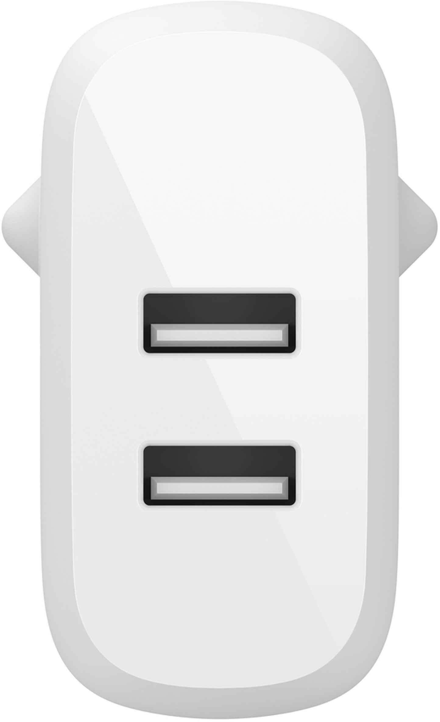 Netzteil mit USB-C-Kabel Belkin BoostCharge Dual, 24W, 2,4A, 2 x USB-A, Weiß WCE001vf1MWH