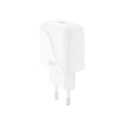 Network Charger with USB-C Cable XO Design L141, 20W, 3A, 1 x USB-C, White