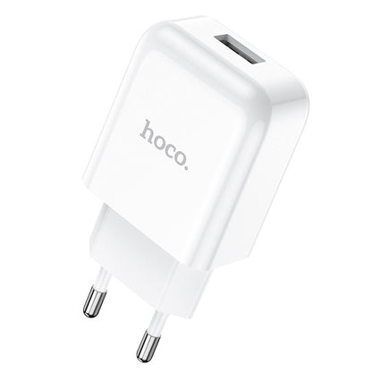 Netzladegerät mit Lightning-Kabel HOCO N2, 10W, 2A, 1 x USB-A, Weiß