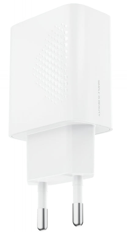 Netzladegerät mit USB-C Kabel XO Design L159, 18W, 3A, 1 x USB-A, Weiß