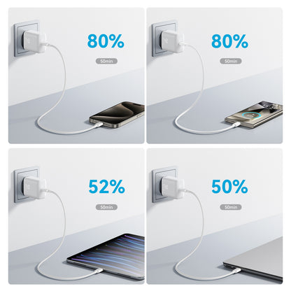 Netzladegerät mit USB-C Kabel Joyroom JR-TCF24, 30W, 3A, 1 x USB-C, Weiß