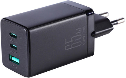 Netzladegerät mit USB-C Kabel Joyroom TCG01, 65W, 3.25A, 1 x USB-A - 2 x USB-C, Schwarz