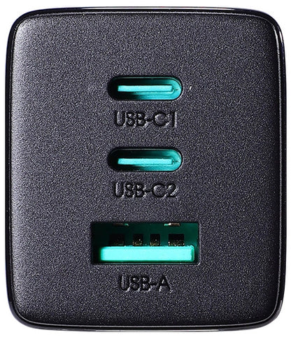 Netzladegerät mit USB-C Kabel Joyroom TCG01, 65W, 3.25A, 1 x USB-A - 2 x USB-C, Schwarz