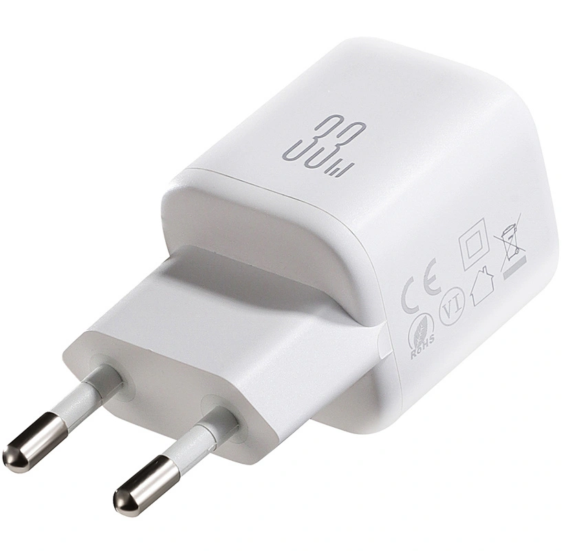 Netzladegerät mit Lightning-Kabel Joyroom JR-TG7, 33W, 3A, 1 x USB-A - 1 x USB-C, Weiß