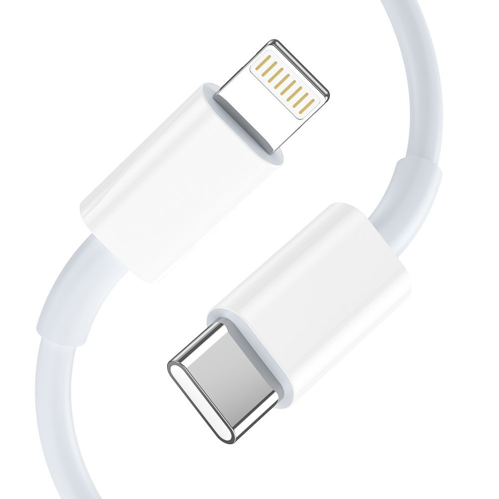 Netzteil mit Lightning-Kabel Tech-Protect NCA20, 20W, 3A, 1 x USB-A - 1 x USB-C, Weiß