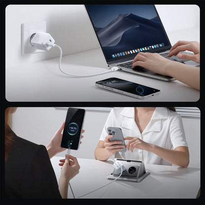 Netzladegerät mit USB-C Kabel Joyroom JR-TCL05, 45W, 3A, 2 x USB-C, Weiß