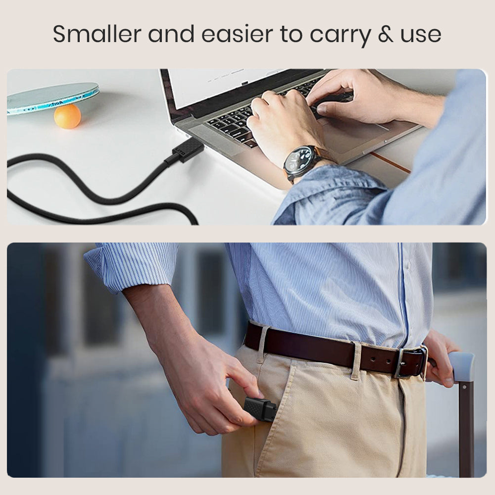 Network Charger with Lightning Cable Lito LC15L, 20W, 3A, 1 x USB-A - 1 x USB-C, Black