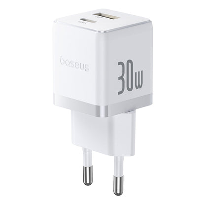 Netzladegerät mit USB-C Kabel Baseus Palm, 30W, 3A, 1 x USB-A - 1 x USB-C, Weiß P1011160A213-01