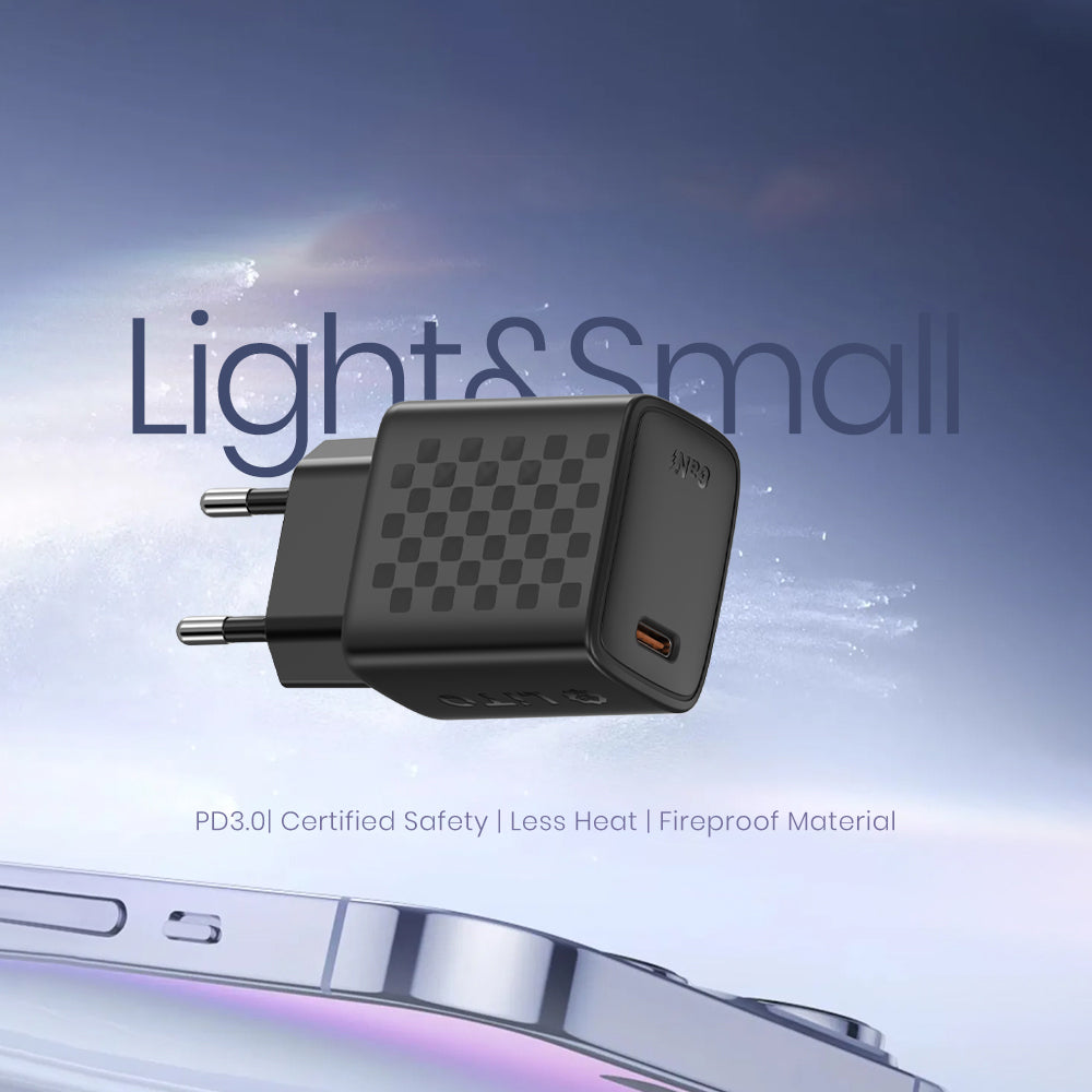 Netzladegerät mit USB-C Kabel Lito LC17T, 30W, 3A, 1 x USB-C, Schwarz