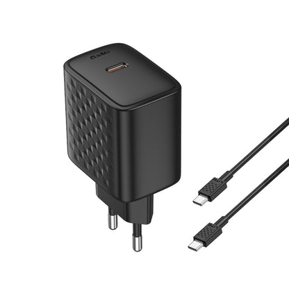 Netzladegerät mit USB-C Kabel Lito LC20T, 45W, 3A, 1 x USB-C, Schwarz