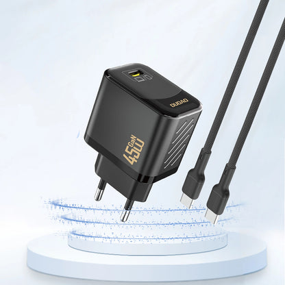 Dudao A28 Network Charger, 45W, 3A, 1 x USB-C, Black
