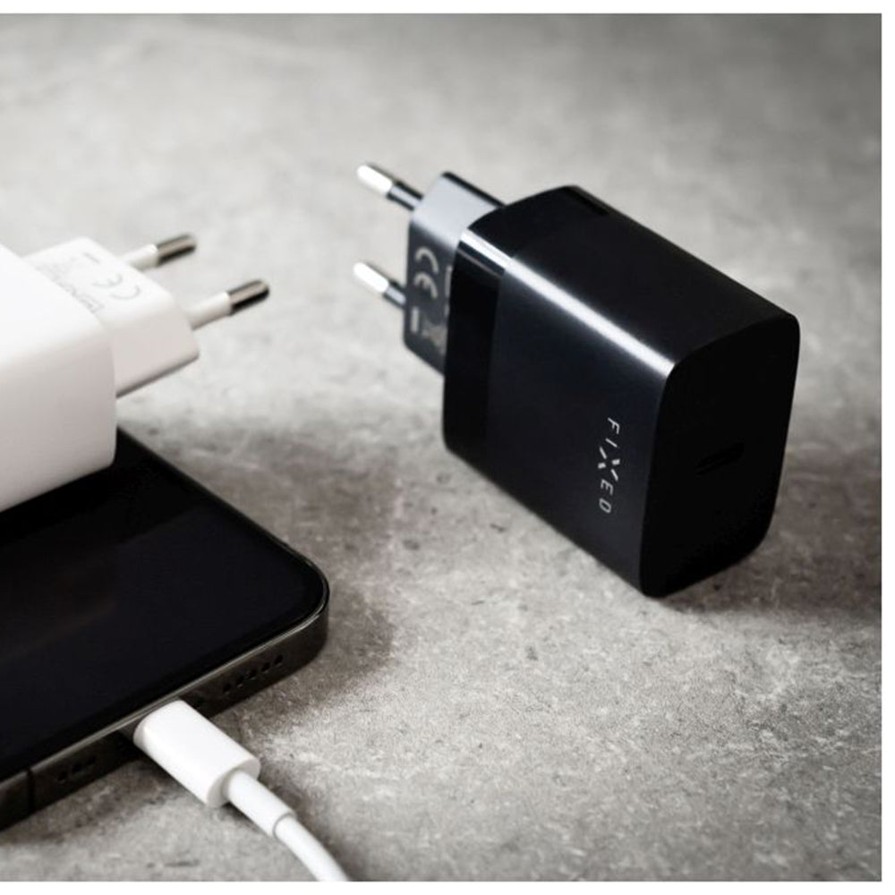Netzladegerät Fixed, 20W, 3A, 1 x USB-C, Schwarz