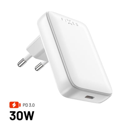 Netzladegerät Fixed, 30W, 3A, 1 x USB-C, Weiß