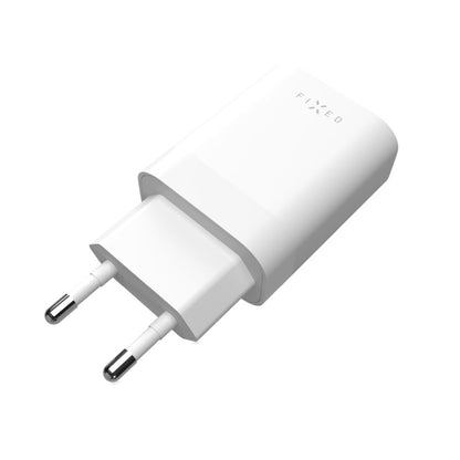 Netzladegerät Fixed, 35W, 3A, 2 x USB-C, Weiß
