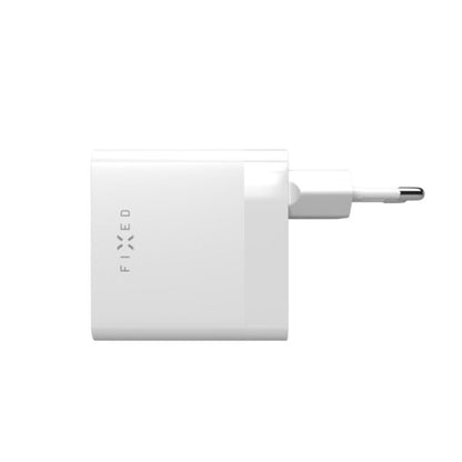 Netzladegerät Fixed, 65W, 3.25A, 2 x USB-C, Weiß