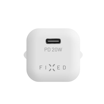 Netzladegerät Fixed Mini, 20W, 3A, 1 x USB-C, Weiß