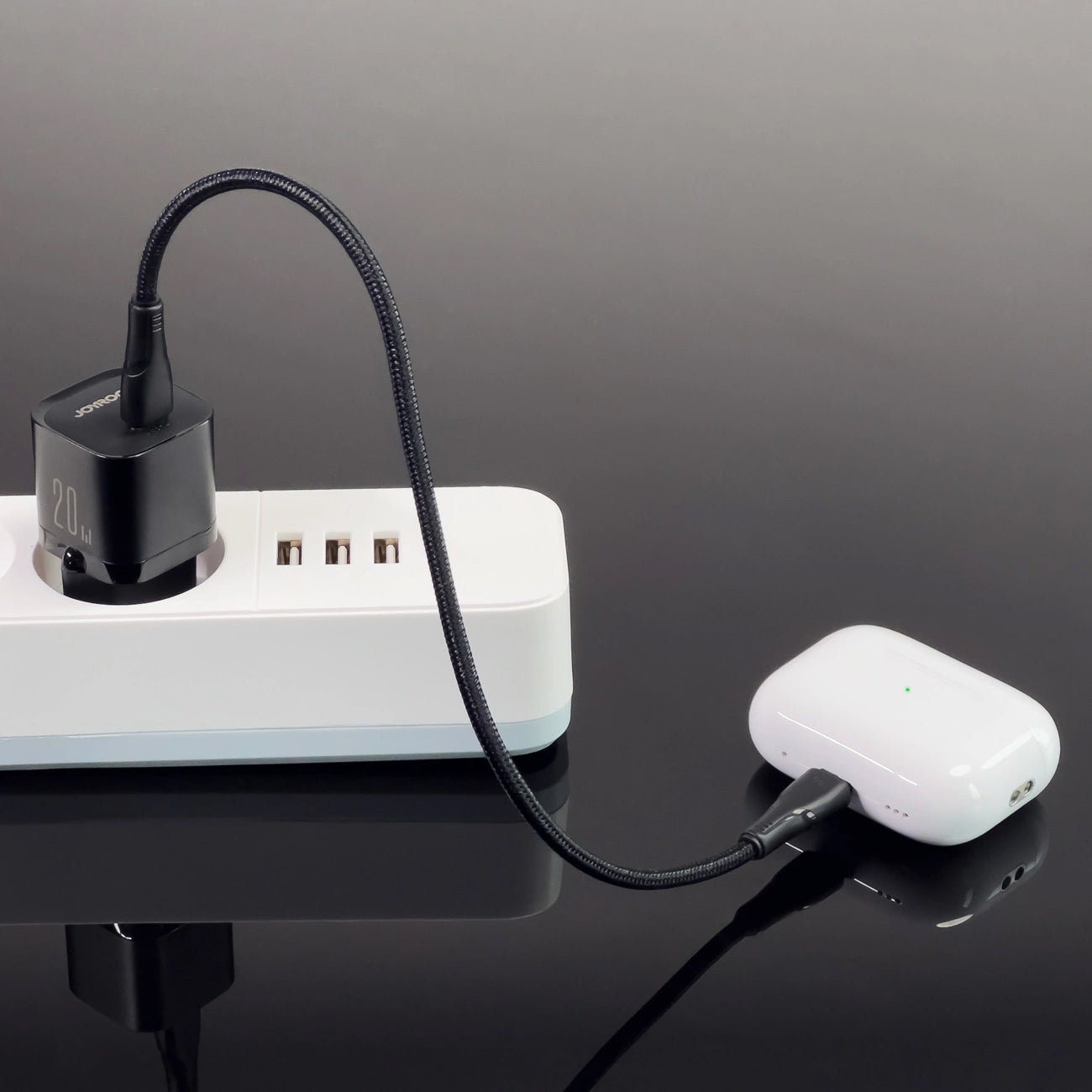 Netzladegerät Joyroom JR-TCF02, 20W, 3A, 1 x USB-C, Schwarz