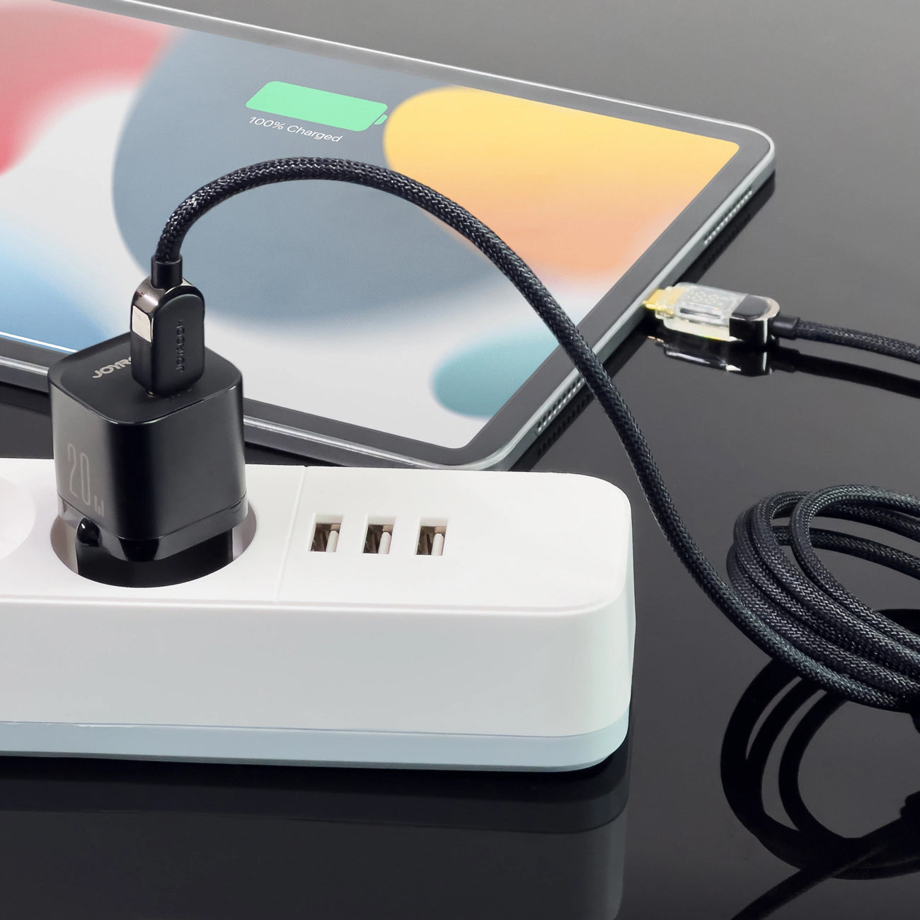 Netzladegerät Joyroom JR-TCF02, 20W, 3A, 1 x USB-C, Schwarz