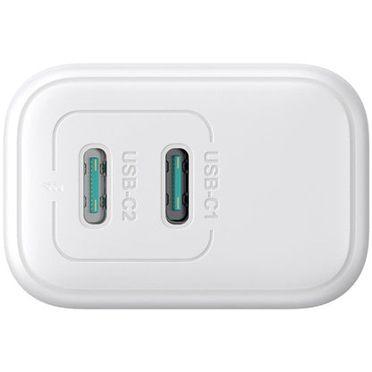 Netzladegerät Joyroom JR-TCF12, 20W, 3A, 2 x USB-C, Weiß