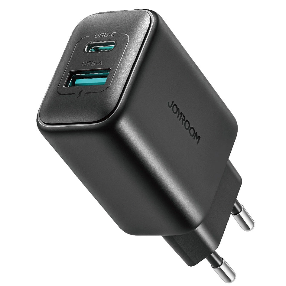 Netzladegerät Joyroom JR-TCF13, 25W, 3A, 1 x USB-A - 1 x USB-C, Schwarz