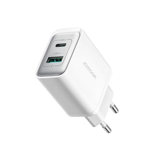 Netzladegerät Joyroom JR-TCF15, 30W, 5A, 1 x USB-A - 1 x USB-C, Weiß