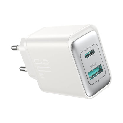 Netzladegerät Joyroom JR-TCF15, 30W, 5A, 1 x USB-A - 1 x USB-C, Weiß