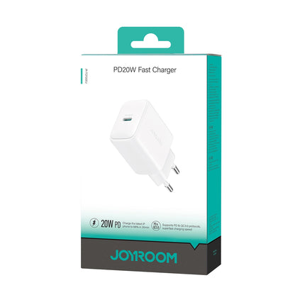 Netzladegerät Joyroom JR-TCF20, 20W, 3A, 1 x USB-C, Weiß