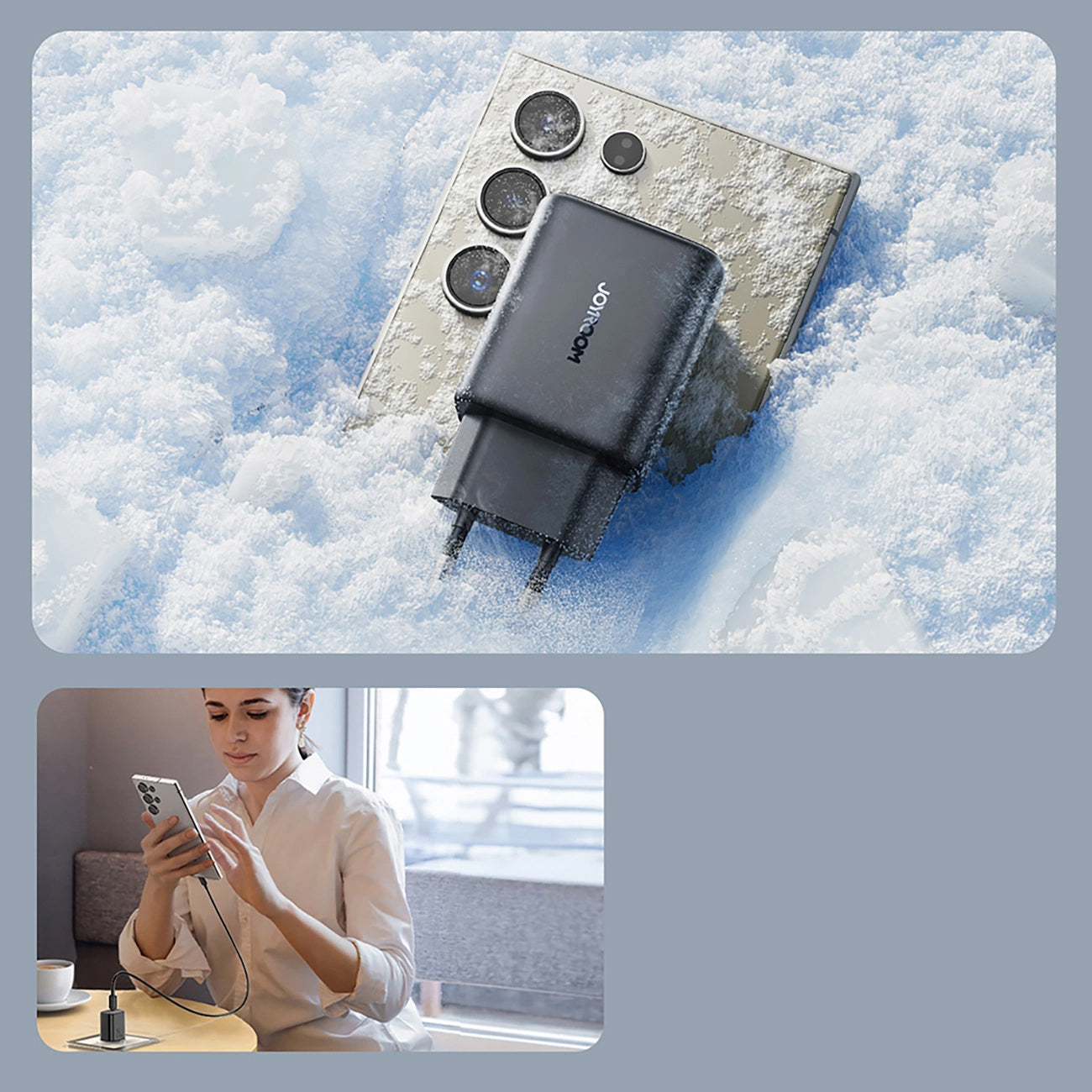Netzladegerät Joyroom JR-TCF23, 25W, 3A, 1 x USB-C, Schwarz