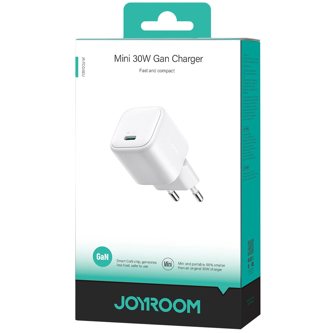 Netzladegerät Joyroom JR-TCG15 Mini, 30W, 3A, 1 x USB-C, Weiß