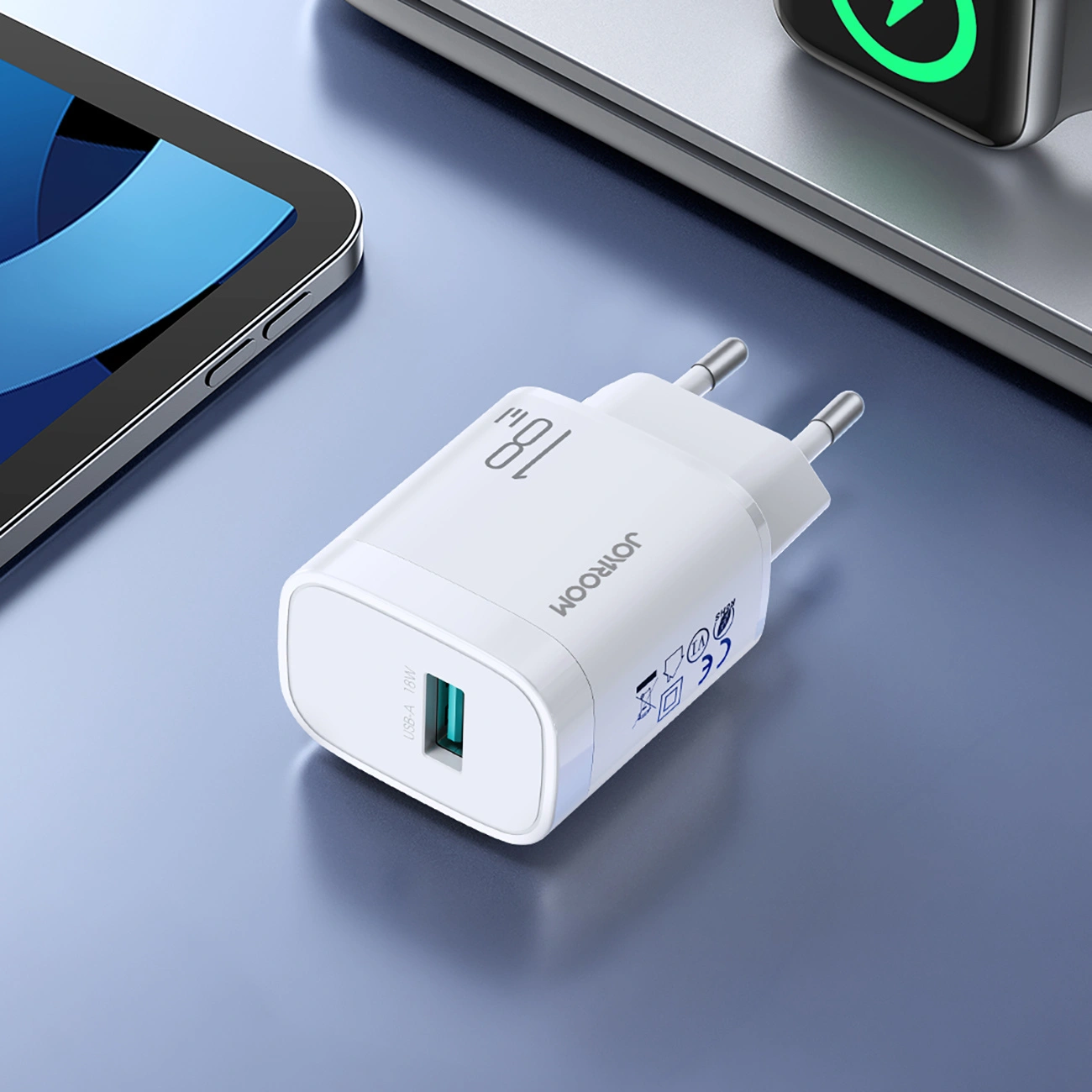 Joyroom JR-TF4 Netzladegerät, 18W, 3A, 1 x USB-A, Weiß