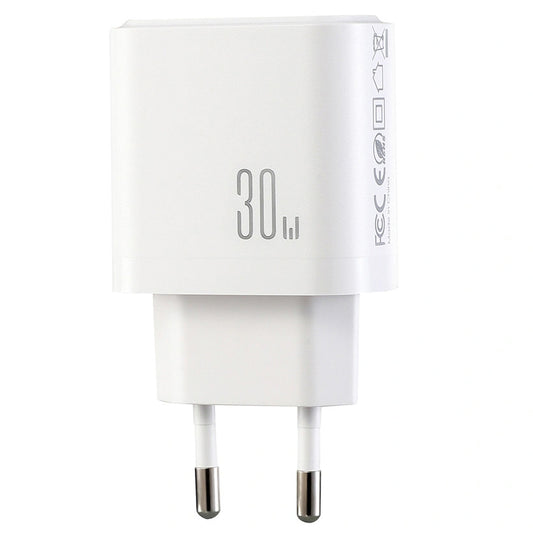 Joyroom JR-TG6 Netzladegerät, 30W, 3A, 1 x Lightning - 1 x USB-A - 1 x USB-C, Weiß