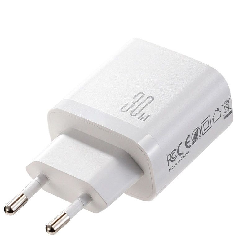 Joyroom JR-TG6 Netzladegerät, 30W, 3A, 1 x Lightning - 1 x USB-A - 1 x USB-C, Weiß