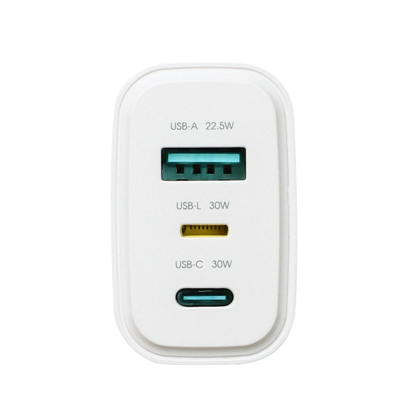 Joyroom JR-TG6 Netzladegerät, 30W, 3A, 1 x Lightning - 1 x USB-A - 1 x USB-C, Weiß