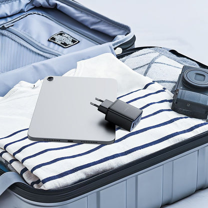 Netzladegerät McDodo CH-2180 Display, 30W, 3A, 1 x USB-A - 2 x USB-C, Schwarz