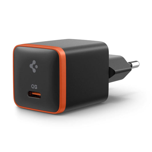 Spigen EE301EU Essential Netzladegerät, 30W, 3A, 1 x USB-C, Schwarz ACH08448