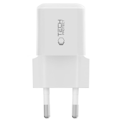 Tech-Protect NCM25 Netzladegerät, 25W, 3A, 1 x USB-C, Weiß