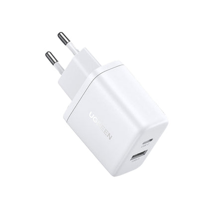 UGREEN X227 Netzladegerät, 20W, 3A, 1 x USB-A - 1 x USB-C, Weiß