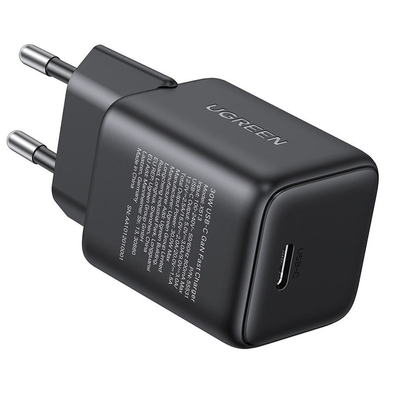 UGREEN X513 Netzladegerät, 30W, 3A, 1 x USB-C, Schwarz