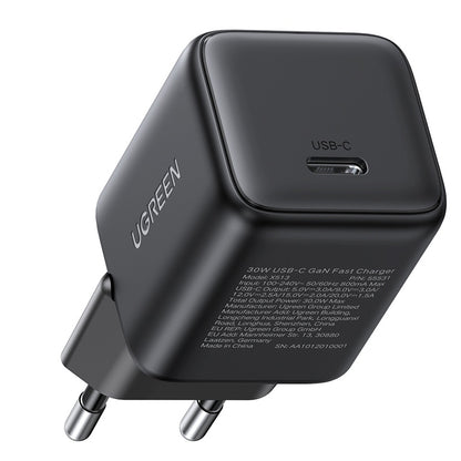 UGREEN X513 Netzladegerät, 30W, 3A, 1 x USB-C, Schwarz