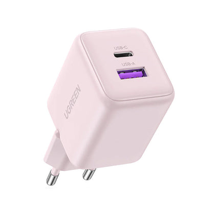 UGREEN X516 Netzladegerät, 30W, 3A, 1 x USB-A - 1 x USB-C, Rosa
