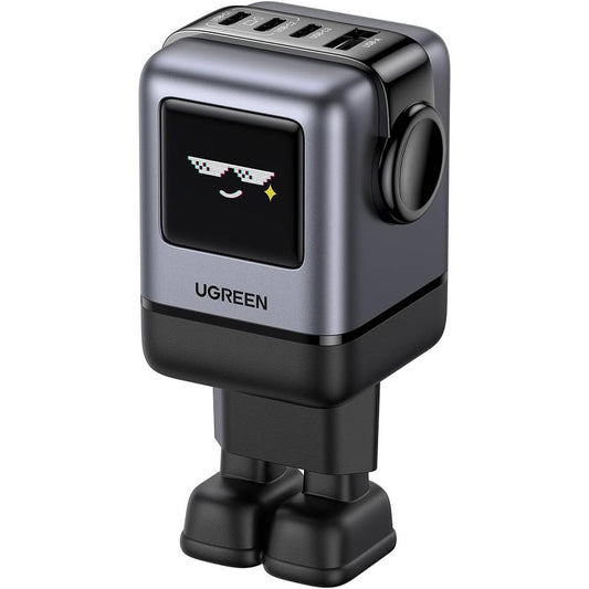 UGREEN X688 Uno Netzladegerät, 100W, 5A, 1 x USB-A - 3 x USB-C, Schwarz