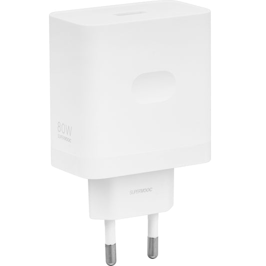 OnePlus Network Charger, 80W, 7.3A, 1 x USB-A, White 5461100064