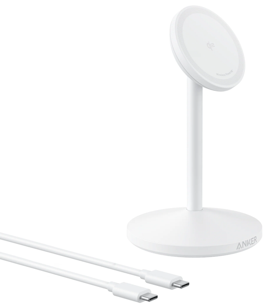 Anker MagGo Stand Wireless Netzladegerät, 15W, 1.67A, Weiß A25X1H21