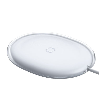 Baseus Jelly Wireless Network Charger, 15W, 1.67A, White WXGD-02