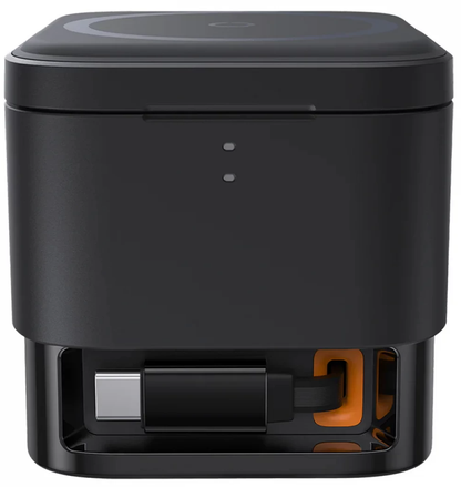 Baseus MagPro 3-in-1 kabelloses USB-C-Netzteil, 25 W, 1 x USB-C, Schwarz P10264100123-01