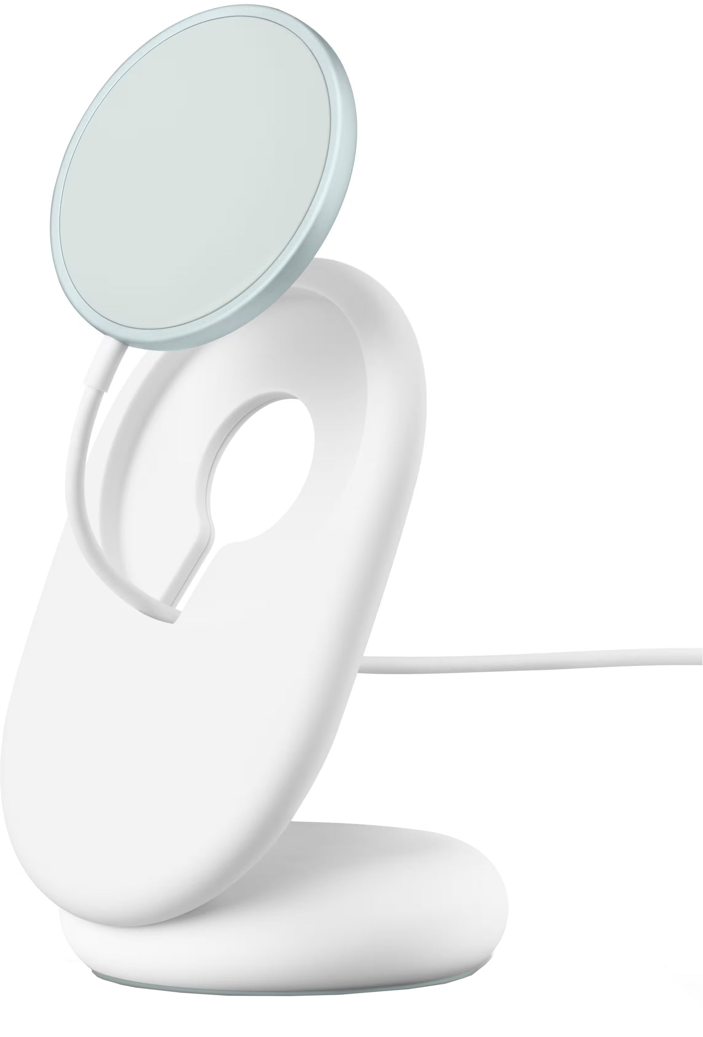 Drahtloses Netzladegerät mit Google Pixelsnap-Halterung, 25W, Blaugrau