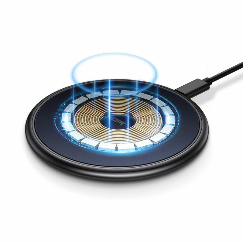 Drahtloses Netzladegerät ESR Halolock, 10W, 1.1A, Blau