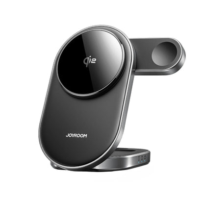 Drahtloses Netzladegerät Joyroom JR-W17 3in1, 15W, 1.67A, Schwarz