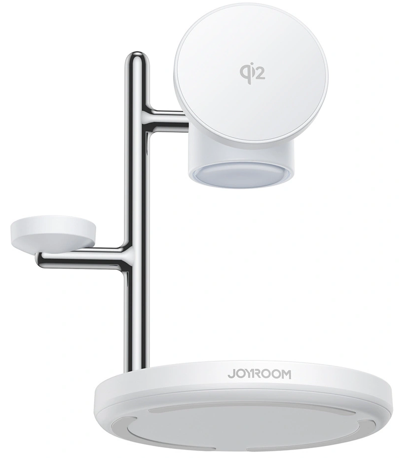 Joyroom JR-W23 3in1 Wireless-Netzladegerät, 15W, 1.67A, Weiß